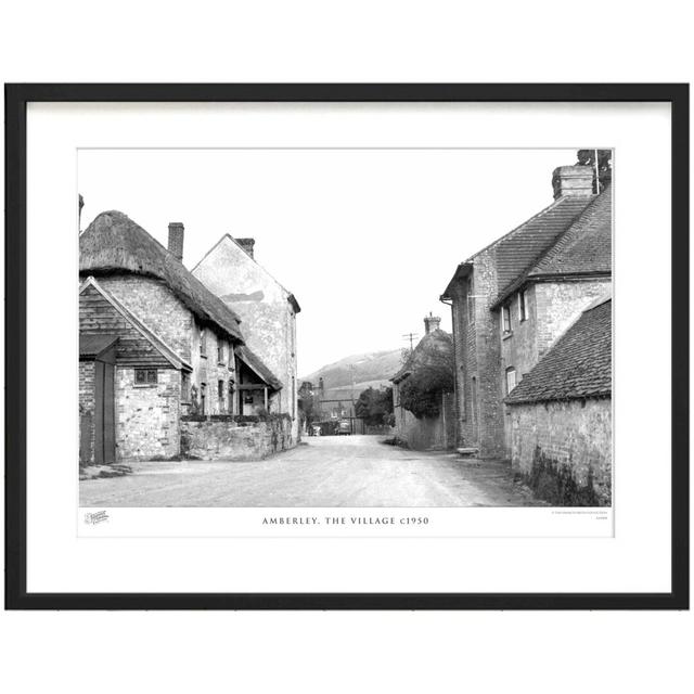 'Amberley, the Village C1950' by Francis Frith - Picture Frame Photograph Print on Paper The Francis Frith Collection Size: 60cm H x 80cm W x 2.3cm D on Productcaster.