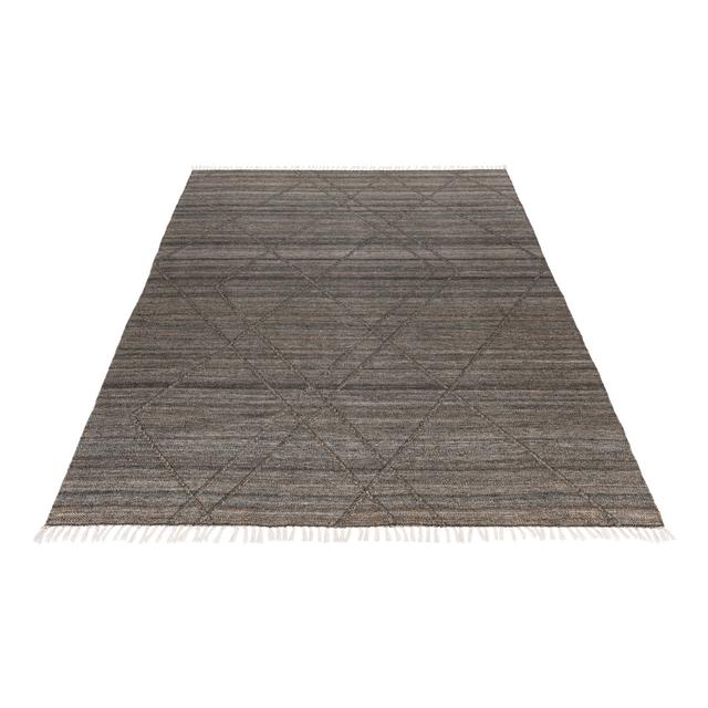 My Dakar Obsession Colour: Anthracite, Rug Size: Rectangle 120 x 170cm on Productcaster.