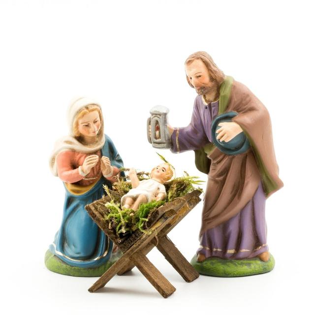 4 Piece Holy Family with Crib Figurine Set The Seasonal Aisle on Productcaster.