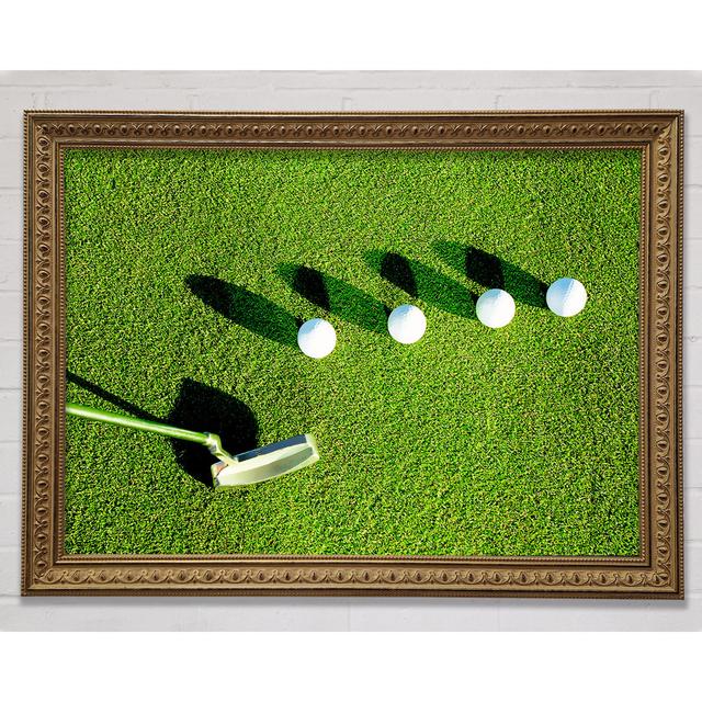 Golf Any One Framed Print Ebern Designs Size: 21cm H x 29.7cm W x 3cm D on Productcaster.