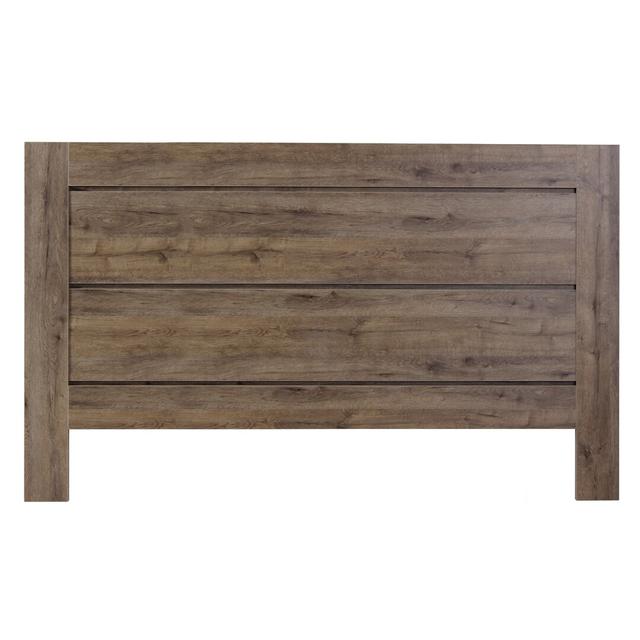 Skandi Headboard Ebern Designs Colour: Oak, Size: 113cm H x 180cm W x 3cm D on Productcaster.