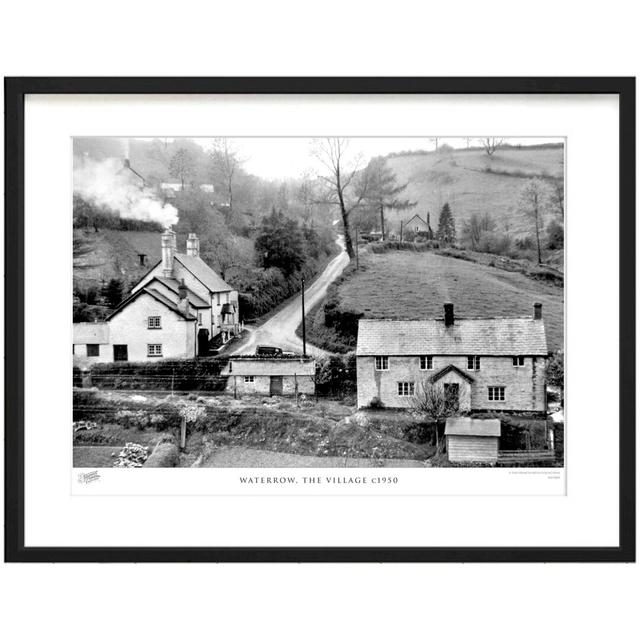 'Waterrow, the Village C1950' - Picture Frame Photograph Print on Paper The Francis Frith Collection Size: 60cm H x 80cm W x 2.3cm D on Productcaster.