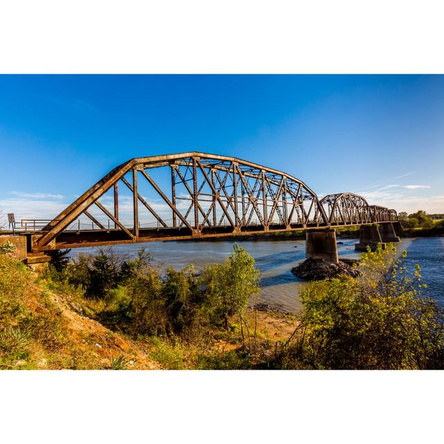 Old Steel Bridge by Richard McMillin - Wrapped Canvas Print Latitude Run Size: 30cm H x 46cm W on Productcaster.