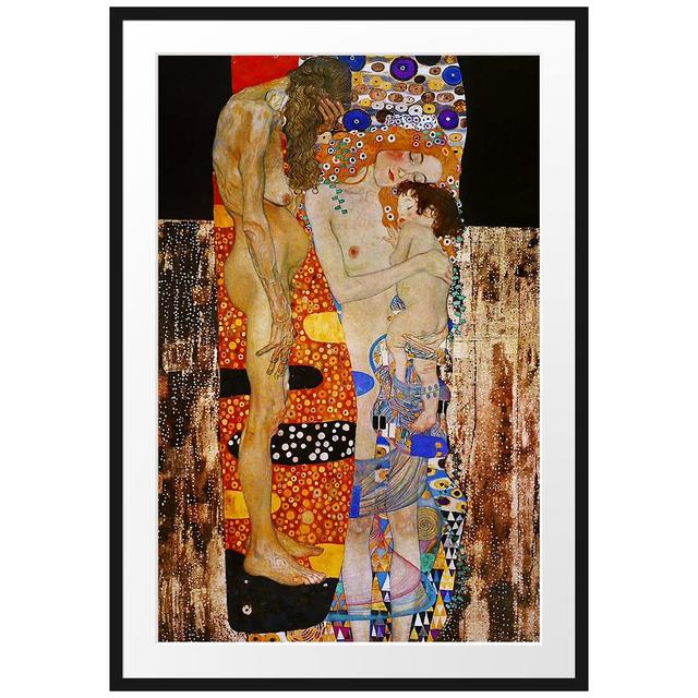 Gerahmter Grafikdruck The Three Ages of a Woman von Gustav Klimt Bloomsbury Market Maße: 100 cm H x 70 cm B x 2,5 cm T on Productcaster.