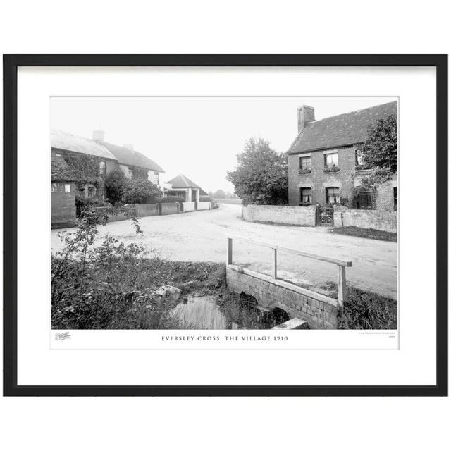 'Eversley Cross, the Village 1910' by Francis Frith - Picture Frame Photograph Print on Paper The Francis Frith Collection Size: 60cm H x 80cm W x 2.3 on Productcaster.