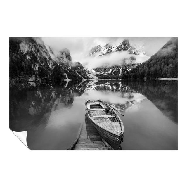 Lake Braies - No Frame Print Panther Print Size: 61cm H x 91cm W x 0.5cm D on Productcaster.