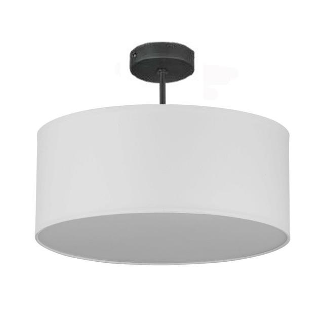 Bansemer 4-Light Semi Flush Mount 17 Stories Shade Colour: White, Size: 35cm H x 40cm W x 40cm D on Productcaster.