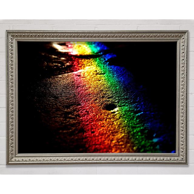 Rainbow Reflection - Print Ebern Designs Size: 84.1cm H x 118.9cm W x 3cm D on Productcaster.