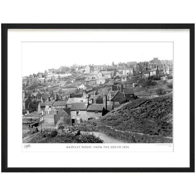 'Madeley Wood, from the South 1896' - Picture Frame Photograph Print on Paper The Francis Frith Collection Size: 45cm H x 60cm W x 2.3cm D on Productcaster.