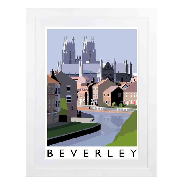 Beverley 1 by Richard O'Neil - Graphic Art Print on Paper George Oliver Format: White Wood Frame, Size: 43.5 cm H x 33.5 cm W x 2.2 cm D on Productcaster.