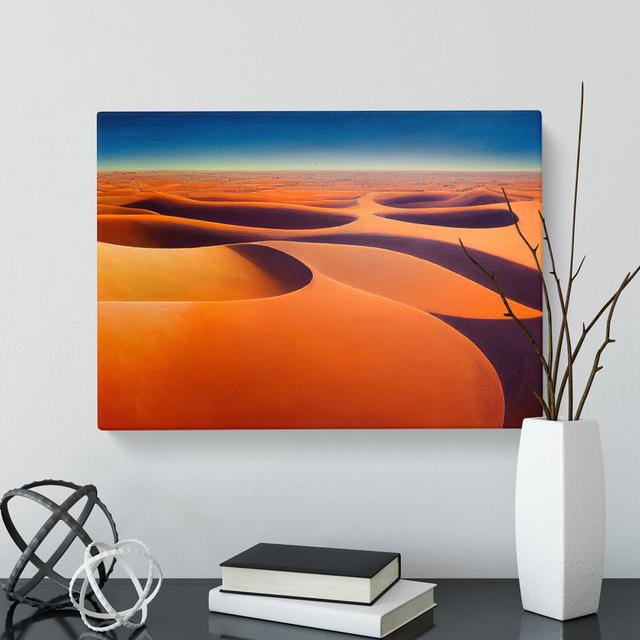 Wonderful Desert - Wrapped Canvas Graphic Art Natur Pur Size: 40cm H x 60cm W x 3cm D on Productcaster.