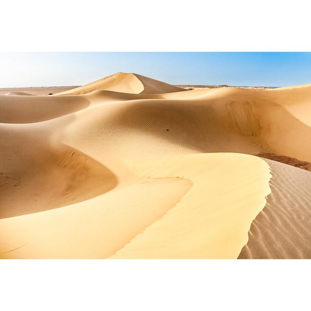 Dibble Shahara Desert Dunes - Wrapped Canvas Print Natur Pur Size: 51cm H x 76cm W x 3.8cm D on Productcaster.