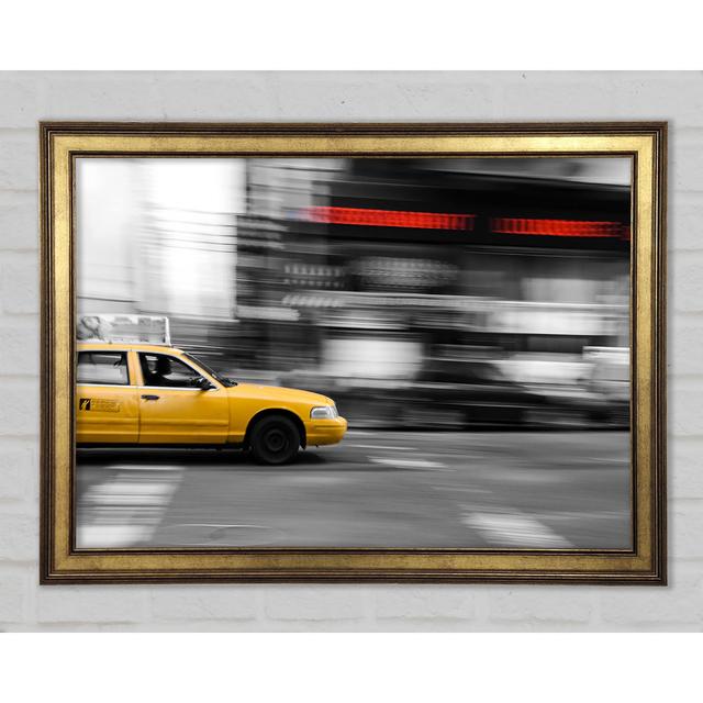 Movement Of The Yellow Cab - Print Brayden Studio Size: 29.7cm H x 42cm W x 1.5cm D on Productcaster.