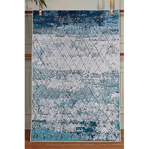 Beige Geometric vintage Soft Machine Washable Stain ResistantCarpet Ivy Bronx Rug Size: Rectangle 180 x 280cm on Productcaster.