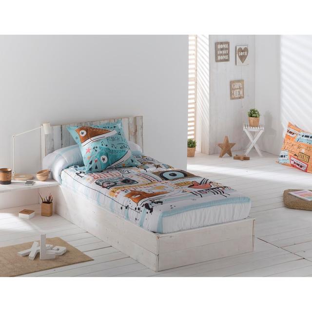 Argirdas No Pattern Bedspread 17 Stories Size: 220 x 240 cm on Productcaster.