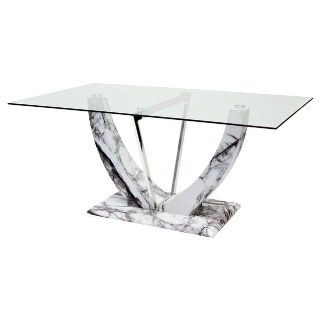 Kipp Glass Dining Table Metro Lane on Productcaster.