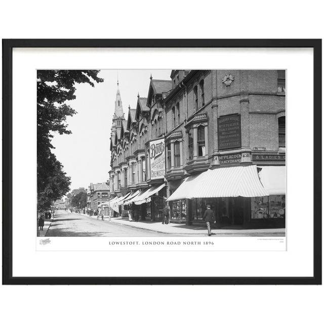 Lowestoft, London Road North 1896 by Francis Frith - Single Picture Frame Print The Francis Frith Collection Size: 40cm H x 50cm W x 2.3cm D on Productcaster.