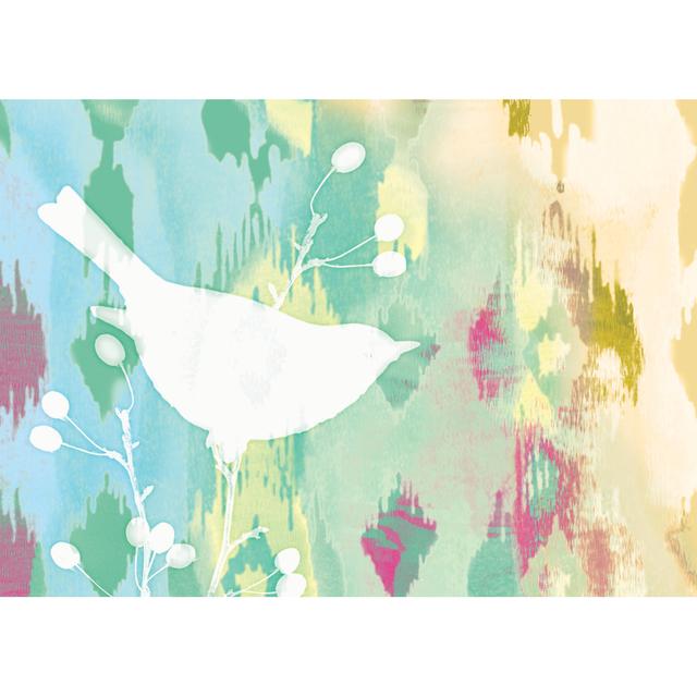 Real Watery Ikat Bird by - on Metro Lane Size: 20cm H x 30cm W x 3.8cm D on Productcaster.