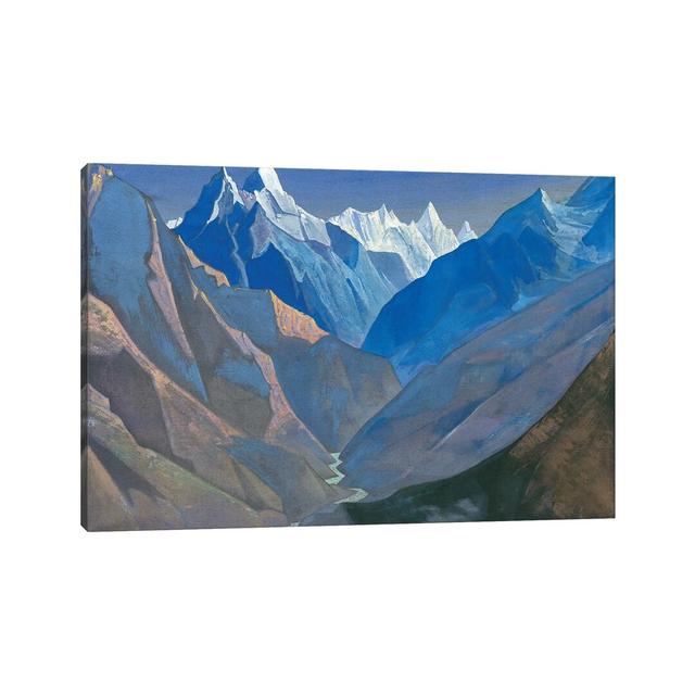 Mount 'M', 1931 by Nicholas Roerich - Wrapped Canvas Painting Alpen Home Size: 101.6cm H x 152.4cm W x 3.81cm D on Productcaster.