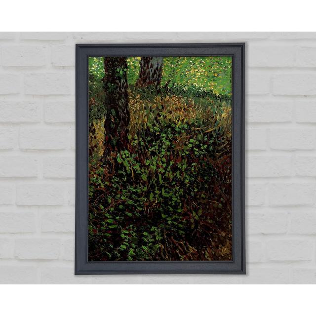 Van Gogh Undergrowth Framed Print Rosalind Wheeler Size: 84.1cm H x 59.7cm W x 1.5cm D on Productcaster.