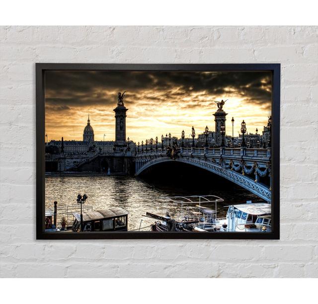 Alexander Bridge Paris Framed Print Bright Star Size: 84.1cm H x 118.9cm W on Productcaster.