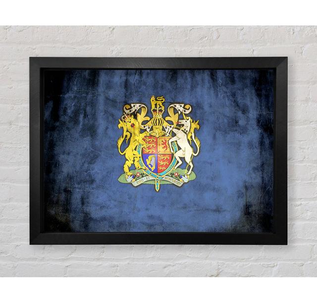 England Coat Of Arms - Single Picture Frame Art Prints Bright Star Size: 59.7cm H x 84.1cm W x 3.4cm D on Productcaster.