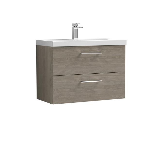 Arno 800mm Wall Hung Single Vanity Unit Nuie on Productcaster.