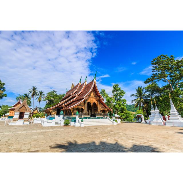 Xieng Thong Temple - Wrapped Canvas Photograph 17 Stories Size: 81cm H x 122cm W x 3.8cm D on Productcaster.