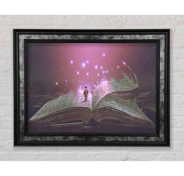 Turning The Page Of Existence - Single Picture Frame Art Prints Bright Star Size: 21cm H x 42cm W x 8cm D on Productcaster.