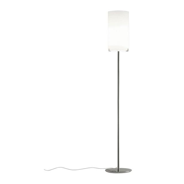 182 cm Stehlampe Prandina srl Base Finish: Chrom, Farbton Farbe: Opal Weiß on Productcaster.