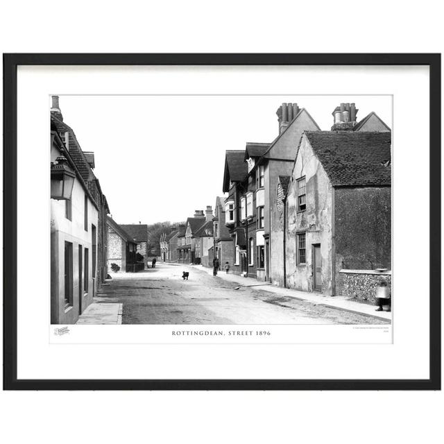 Rottingdean, Street 1896 by Francis Frith - Single Picture Frame Print The Francis Frith Collection Size: 40cm H x 50cm W x 2.3cm D on Productcaster.