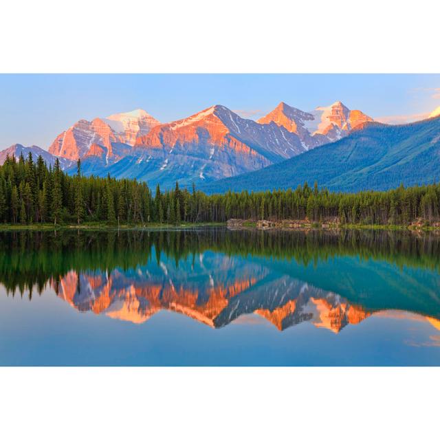 Canadian Rocky Mountains by Dszc - No Frame Print on Canvas Alpen Home Size: 20cm H x 30cm W on Productcaster.