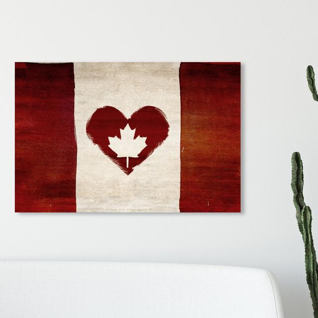 'My Canadian Love' Graphic Art on Wrapped Canvas East Urban Home Size: 50.8 cm H x 76.2 cm W on Productcaster.