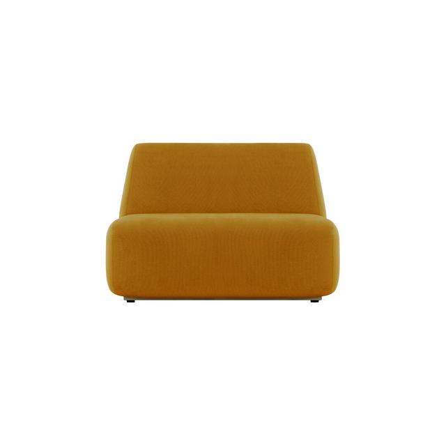 2-Seater Loveseat by Canora Grey, Upholstery Colour: Yellow on Productcaster.