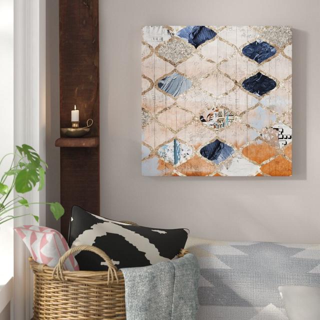 Modern Moroccan Wrapped Canvas Graphic Art Print East Urban Home Size: 91.44cm H x 91.44cm W x 3.81cm D on Productcaster.