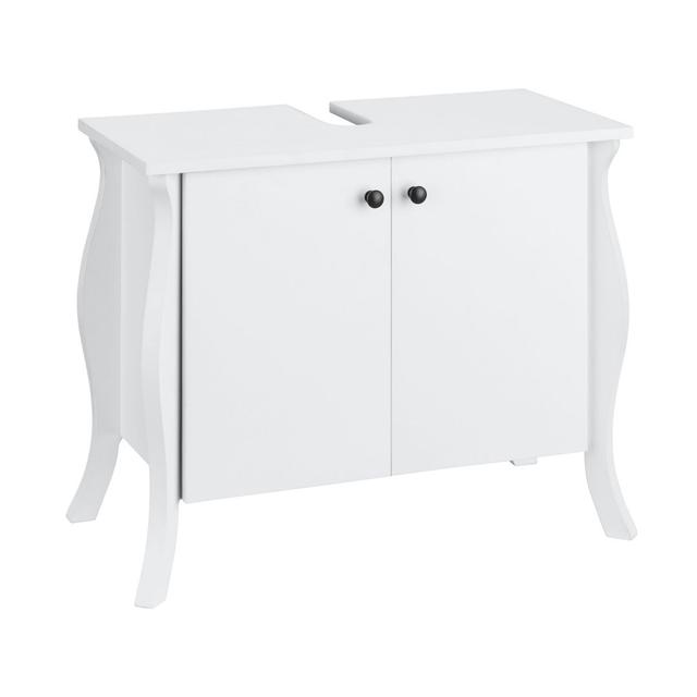 Jasmyn 680mm Free-standing Single Vanity Base Lark Manor Base Finish: White on Productcaster.