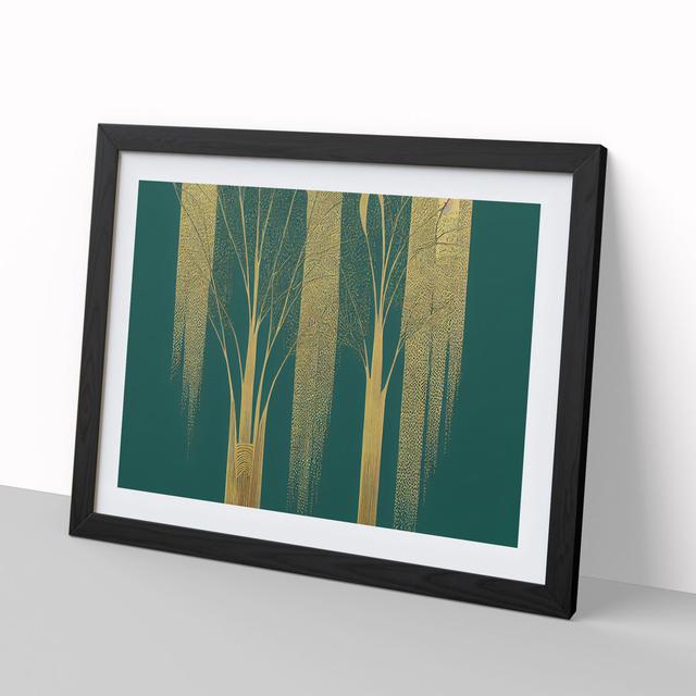 Legendary Weeping Willow Trees - Picture Frame Graphic Art Fairmont Park Size: 46cm H x 64cm W x 2cm D, Frame Colour: Black on Productcaster.