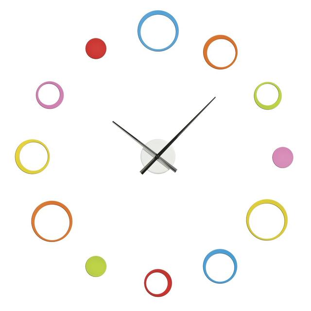 Circle Wall Clock Symple Stuff Colour: Multi on Productcaster.