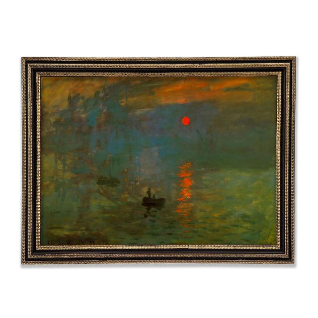 Monet Sunrise - Print Longshore Tides Size: 29.1cm H x 42cm W on Productcaster.