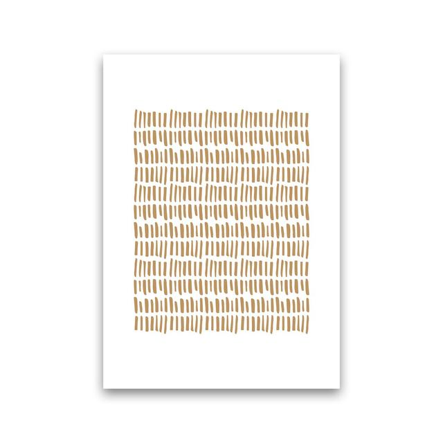 'Ethno Sticks Sand' - Graphic Art Print on Paper Latitude Run Frame Option: No Frame, Size: 30cm H x 21cm W x 1cm D on Productcaster.