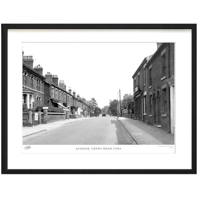 Alsager, Crewe Road C1965 by Francis Frith - Single Picture Frame Print The Francis Frith Collection Size: 28cm H x 36cm W x 2.3cm D on Productcaster.