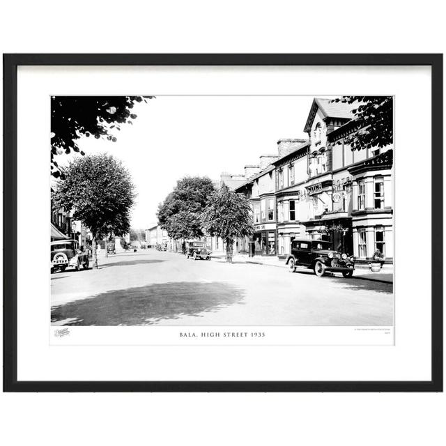 'Bala, High Street 1935' - Picture Frame Photograph Print on Paper The Francis Frith Collection Size: 45cm H x 60cm W x 2.3cm D on Productcaster.