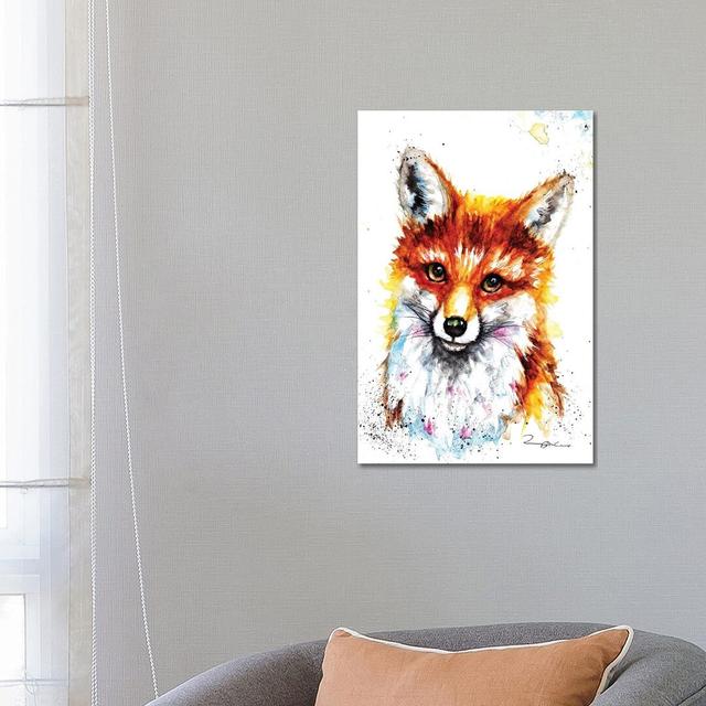 Little Vixan by BebesArts - Wrapped Canvas Gallery-Wrapped Canvas Giclée Union Rustic Format: Wrapped Canvas, Size: 66.04cm H x 45.72cm W x 3.81cm D on Productcaster.