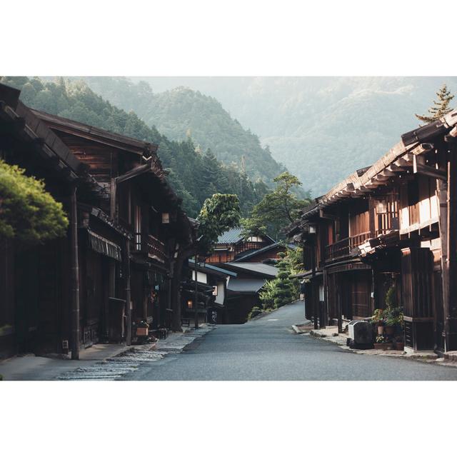 Japanese Village With Ryokan Houses by Visualspace - No Frame Art Prints on Canvas Alpen Home Size: 51cm H x 76cm W on Productcaster.