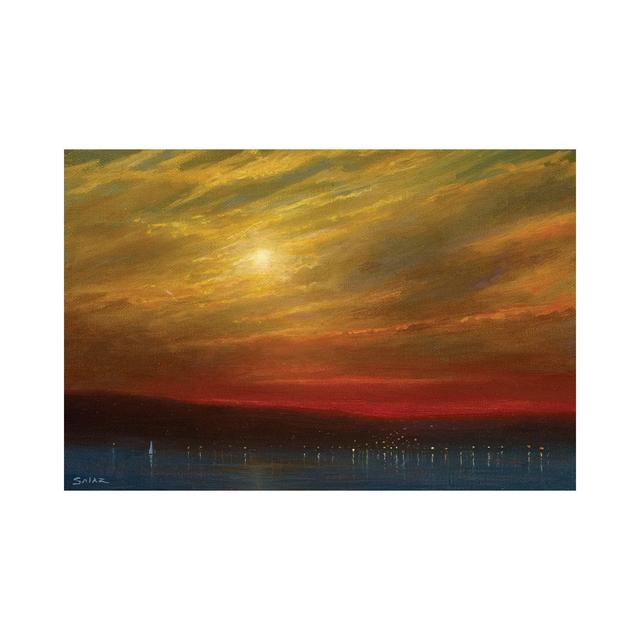 Sunset Over Nyack - 7.16.17 Metro Lane Size: 45.72cm H x 66.04cm W x 3.81cm D on Productcaster.