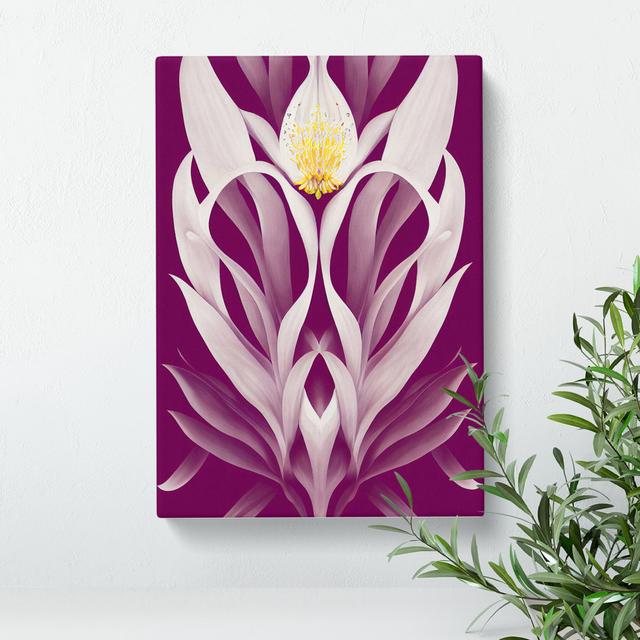 An astounding Flower - Wrapped Canvas Graphic Art Marlow Home Co. Size: 76cm H x 50cm W x 3cm D on Productcaster.