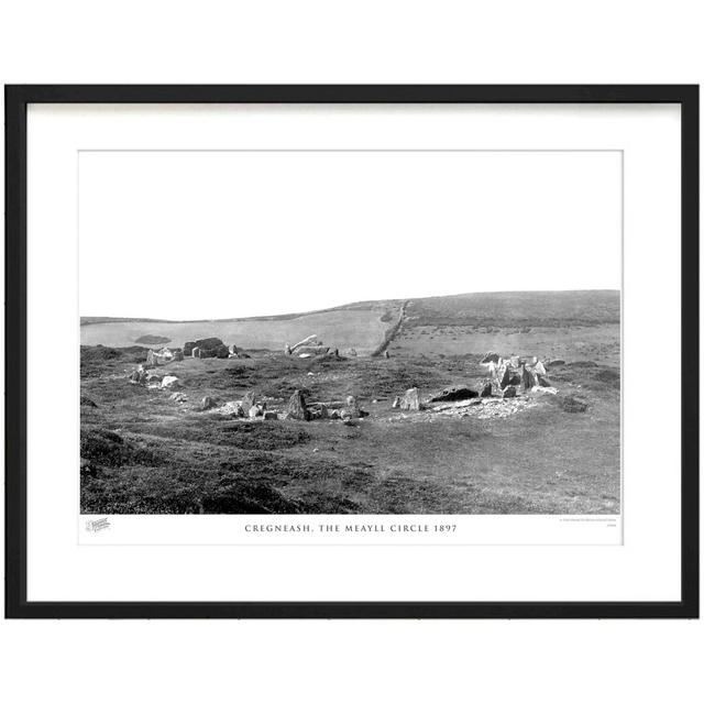 'Cregneash, the Meayll Circle 1897' by Francis Frith - Picture Frame Photograph Print on Paper The Francis Frith Collection Size: 28cm H x 36cm W x 2. on Productcaster.