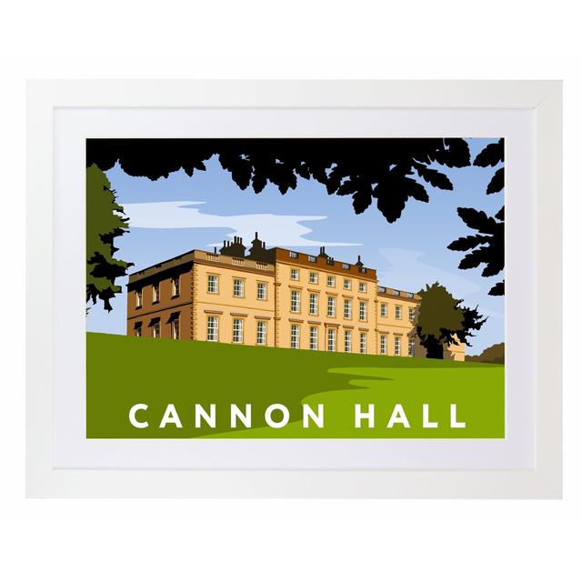 Cannon Hall by Richard O'Neil - Print East Urban Home Format: White Wood Frame, Size: 33.5 cm H x 43.5 cm W x 2.2 cm D on Productcaster.