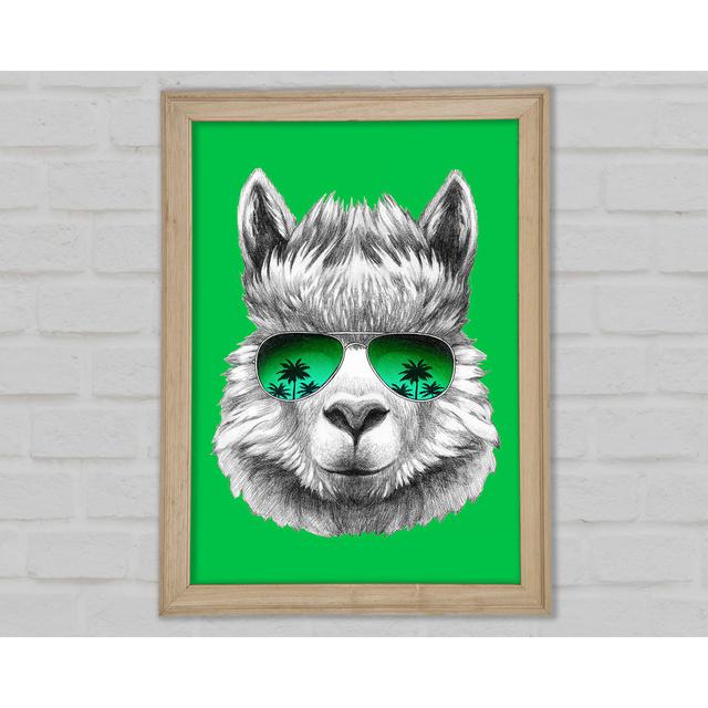 Llama Cool - Print Bright Star Size: 118.9cm H x 84.1cm W x 1.5cm D on Productcaster.