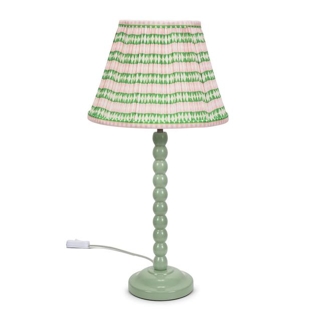 Cheyeanne Wood Table Lamp Latitude Vive Base Finish: Green on Productcaster.